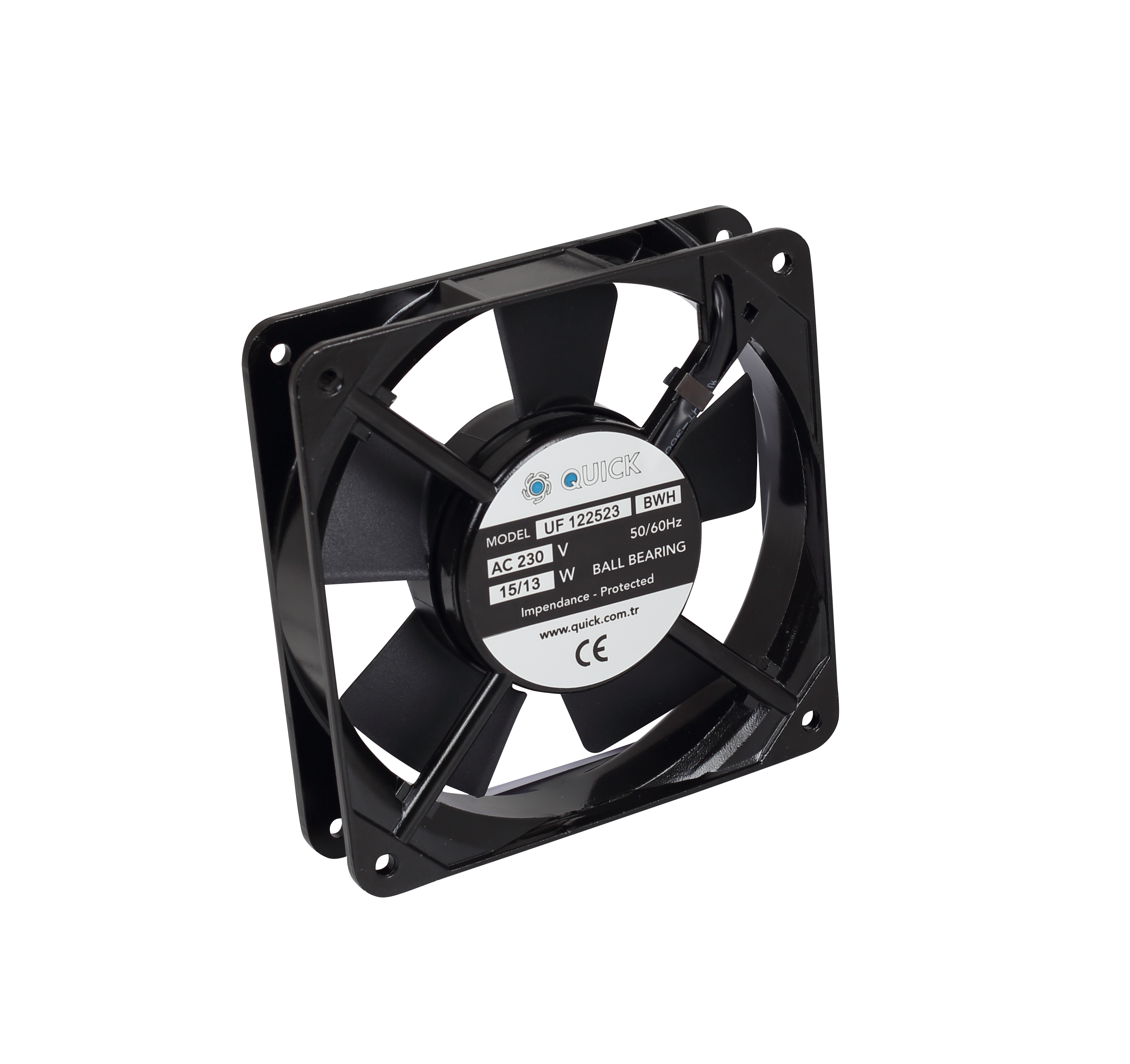 UF-122523 BWH | 230V | Rulmanlı | 120x120x25mm