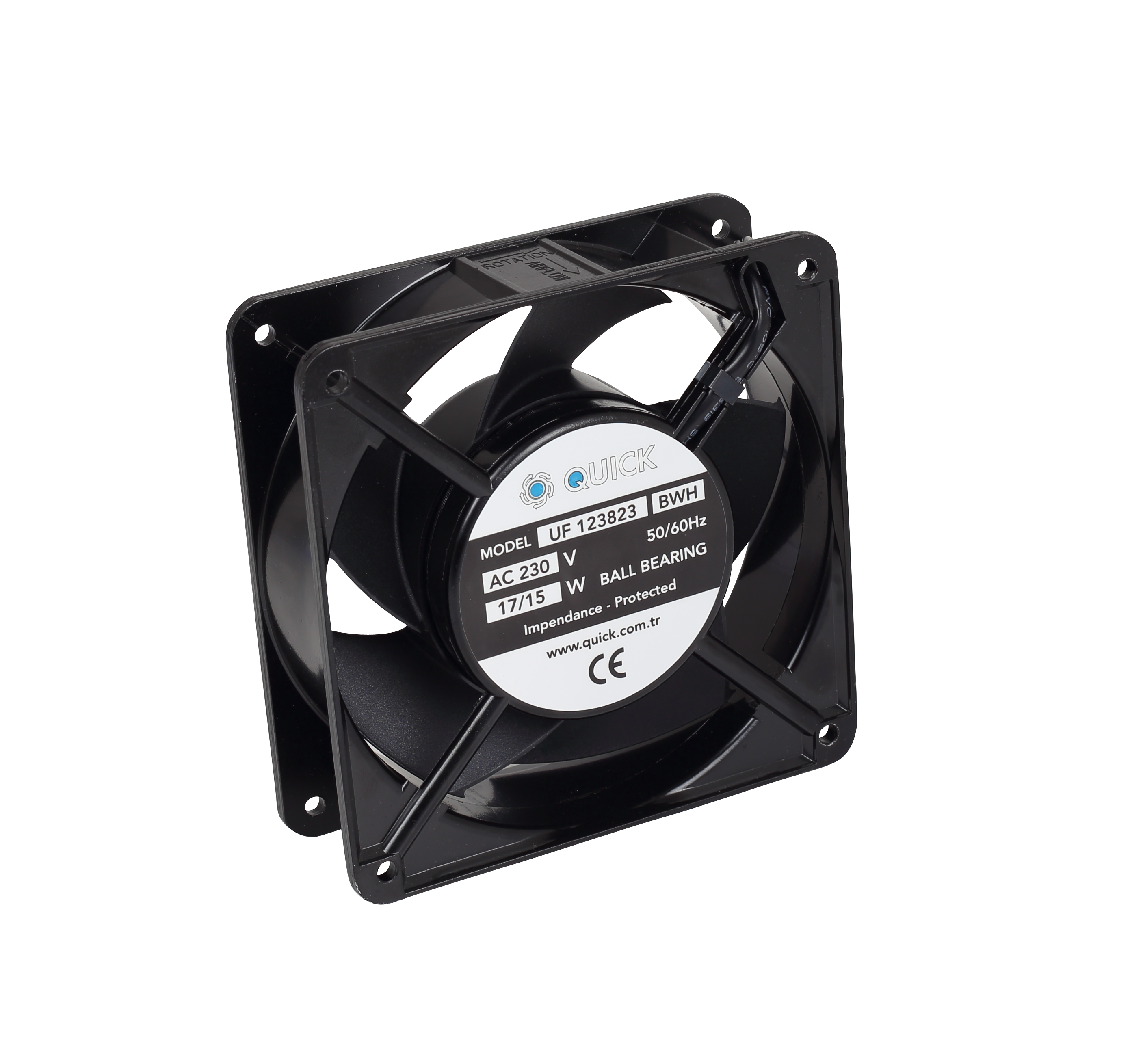 UF-123823 BWH | 230V | Rulmanlı | 120x120x38mm