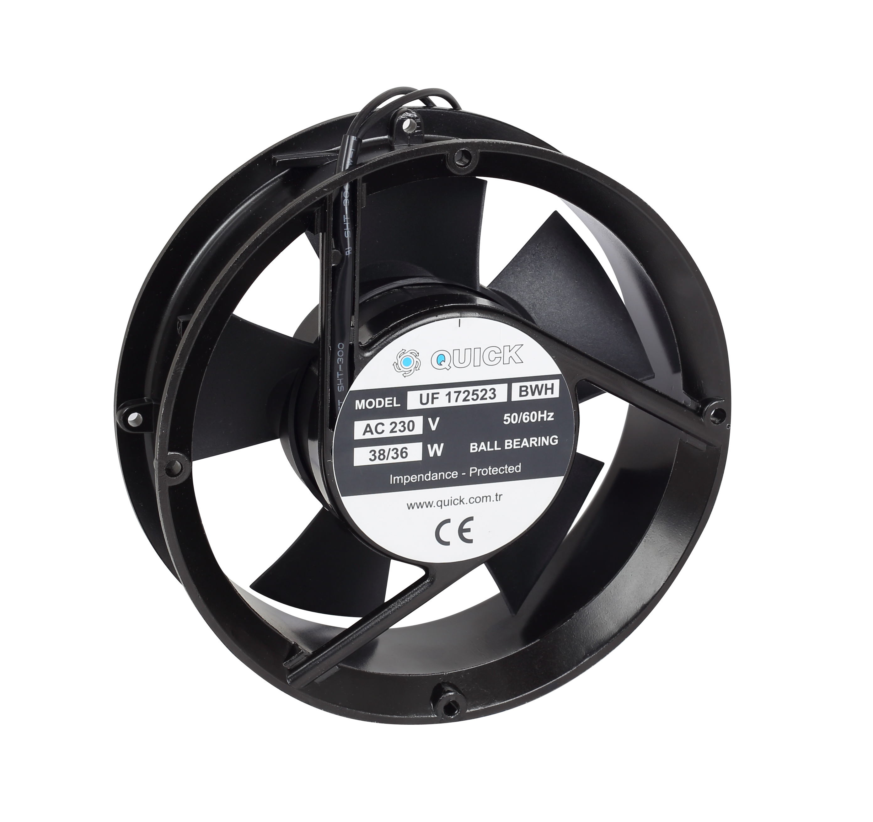 UF-172523 BWH | 230V | Rulmanlı | 172x51mm