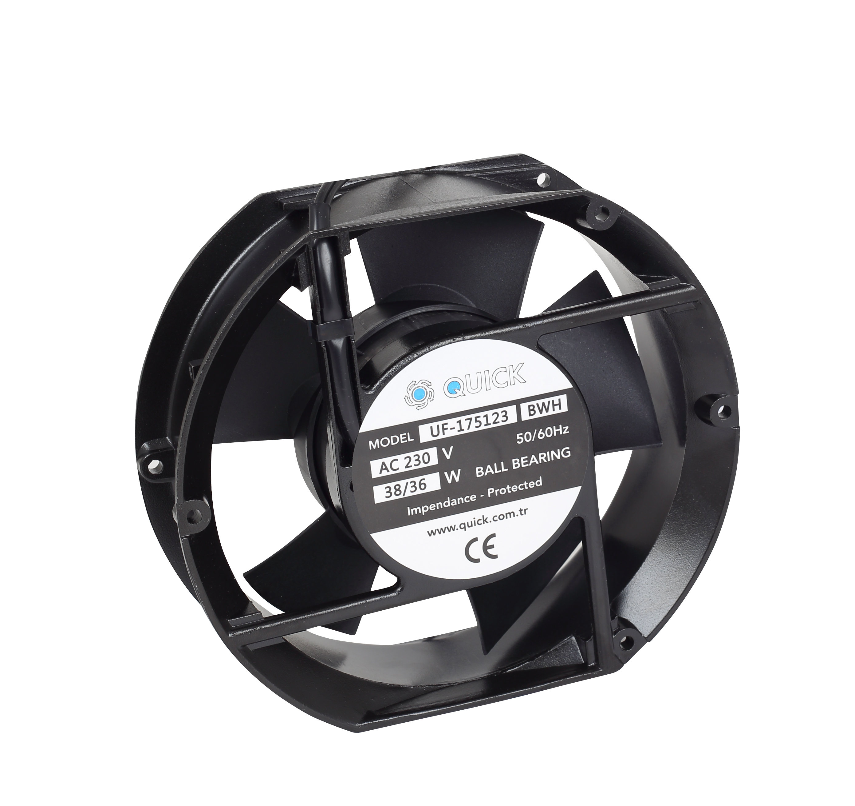 UF-175123 BWH | 230V | Rulmanlı | 172x150x51mm