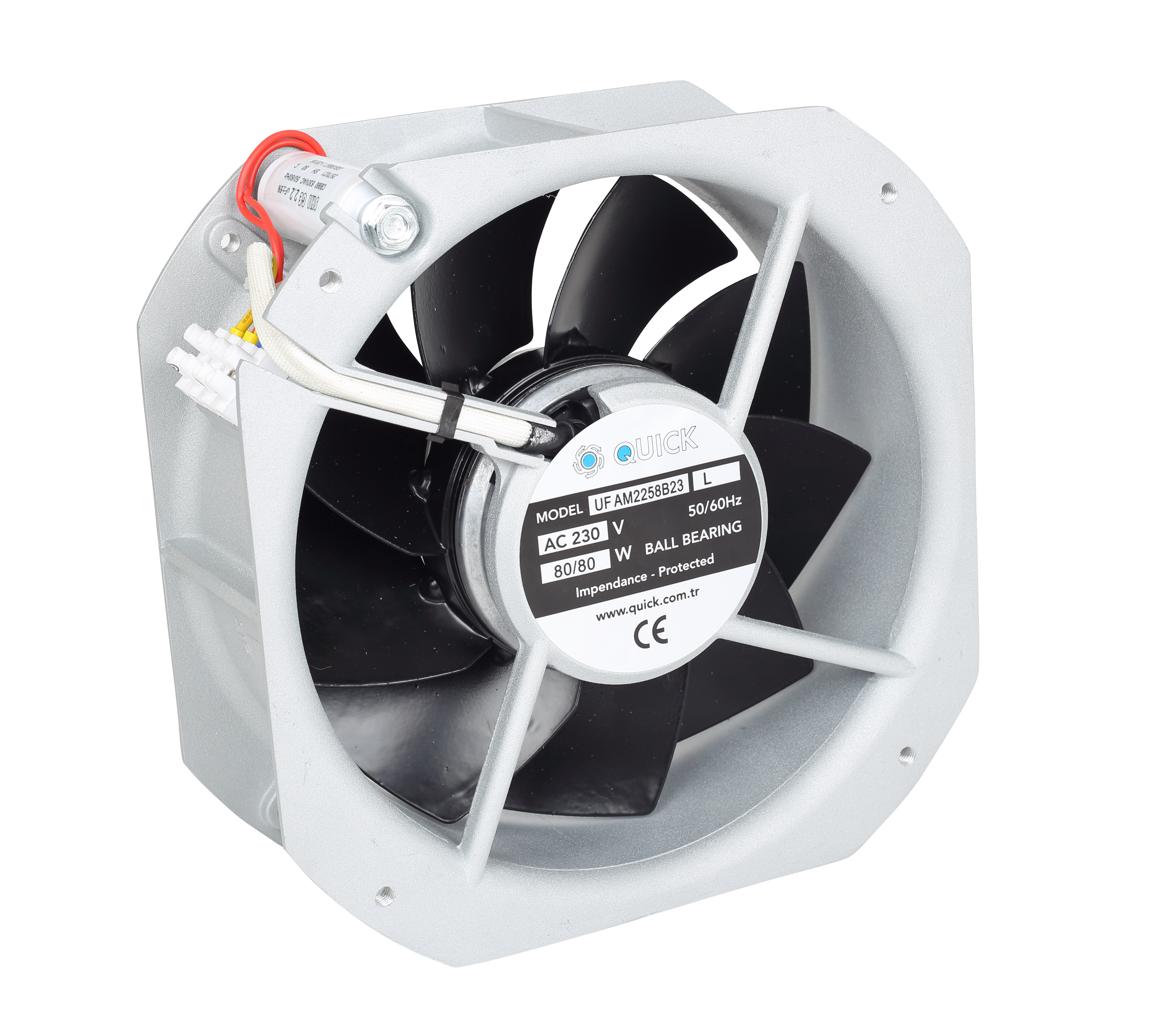 UF-AM2258B23L | 230V | Rulmanlı | 225x225x80