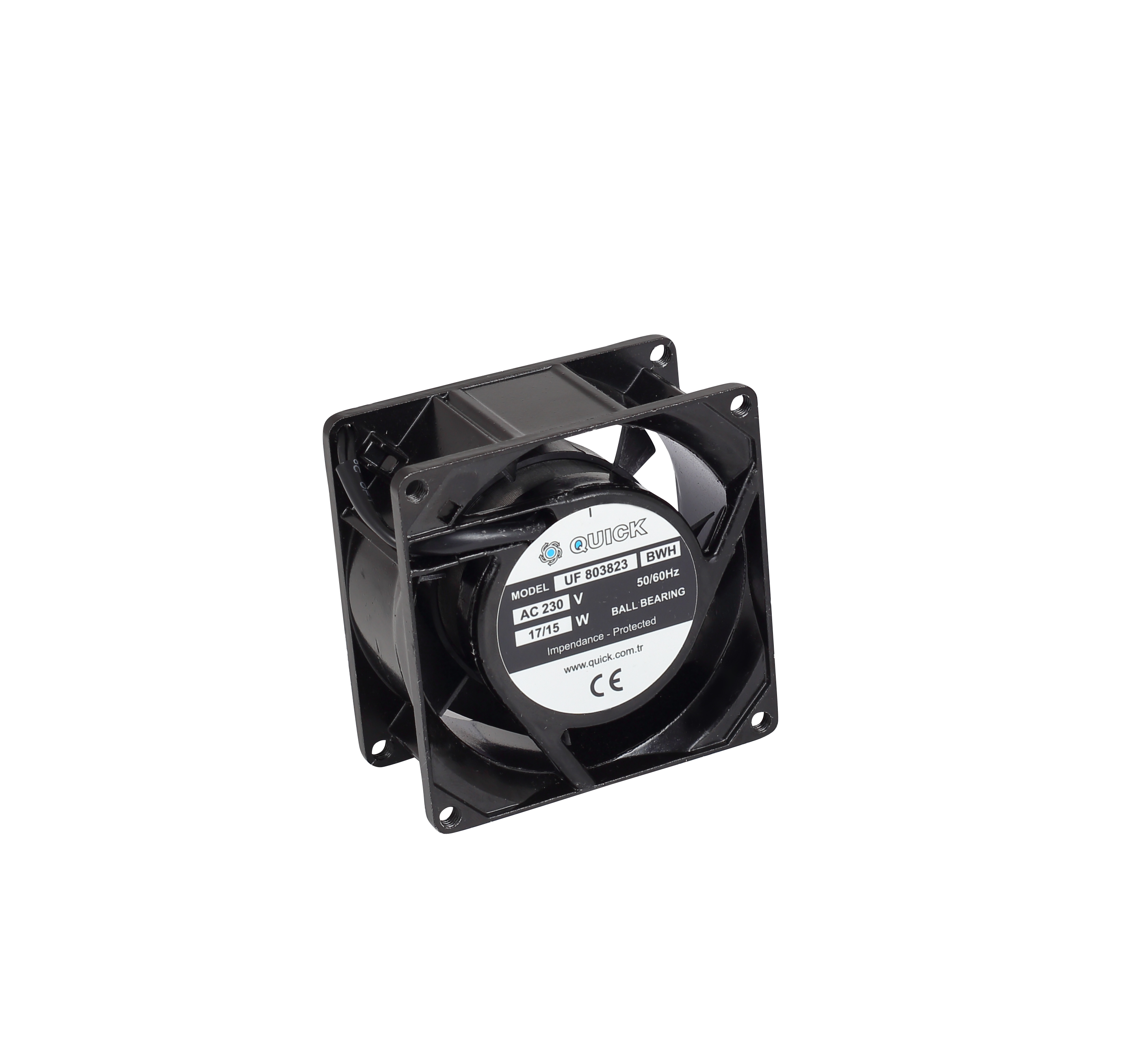 UF-803823 BWH | 230V | Rulmanlı | 80x80x38mm