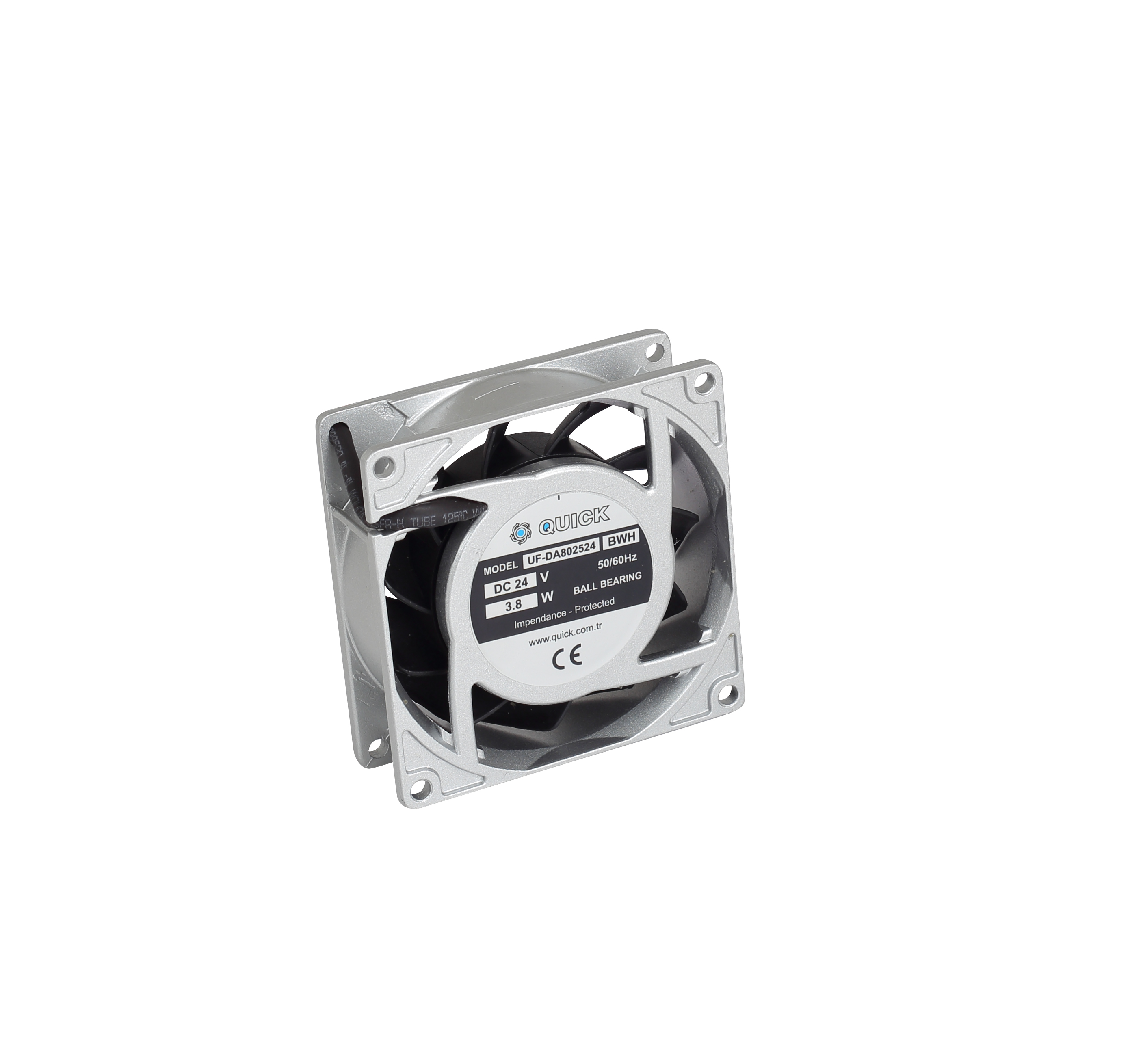 UF-DA802524 BWH | 24V | Rulmanlı | 80x80x25mm