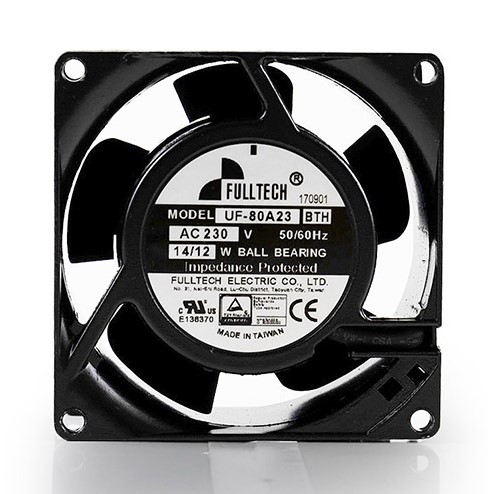 UF80A11-BTH | 115V AC | Rulmanlı | 80x80x38mm